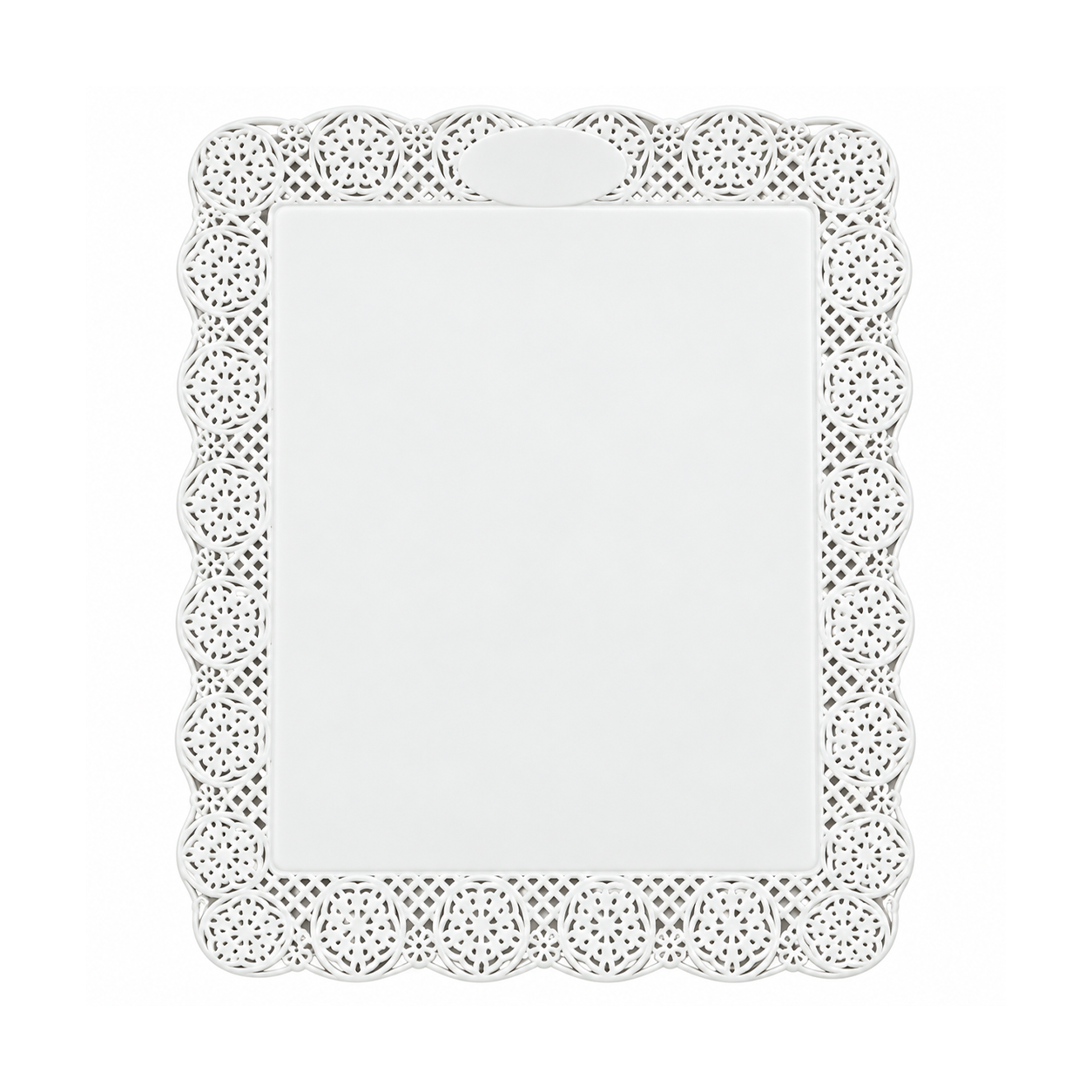 Bandeja Plástica Blonda Blanca Rect. Kovalplast 2kg 27cm X 36cm X50unid - Imagen 3