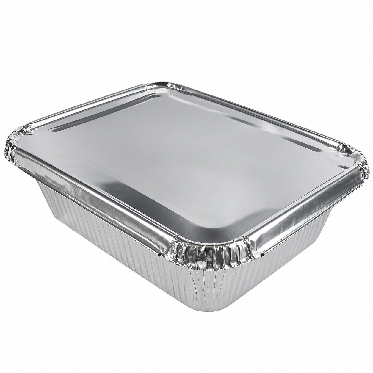Tapa Bandeja Aluminio Descartable Bal 4 Canelonera 30cm × 21cm X 150unid - Imagen 2