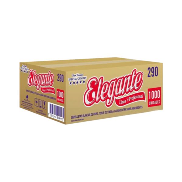 Servilletas 33 X 32 Cm Elegante X 1000 Unidades