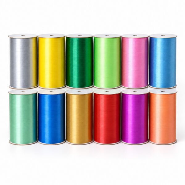 Cinta De Regalo Ballou Lame Rollo 10mmx500metros Pack X 10 Rollos