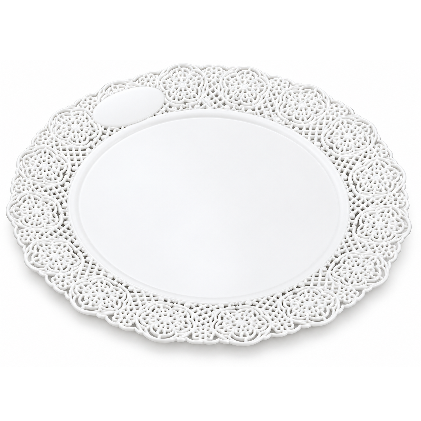 Bandeja Plástica Descartable Redonda Kovalplast 30cm x 50 Unid - Imagen 3