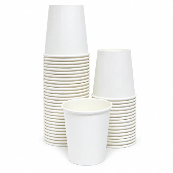 Vaso De Polipapel Blanco Descartable 240cc 8oz x 1000 Unid