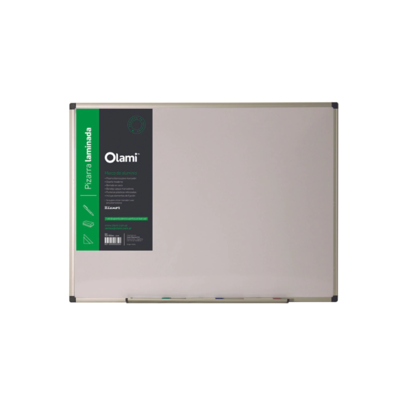 Pizarra Blanca Olami Laminada Alum. 45 x 60 cm x 6 unid