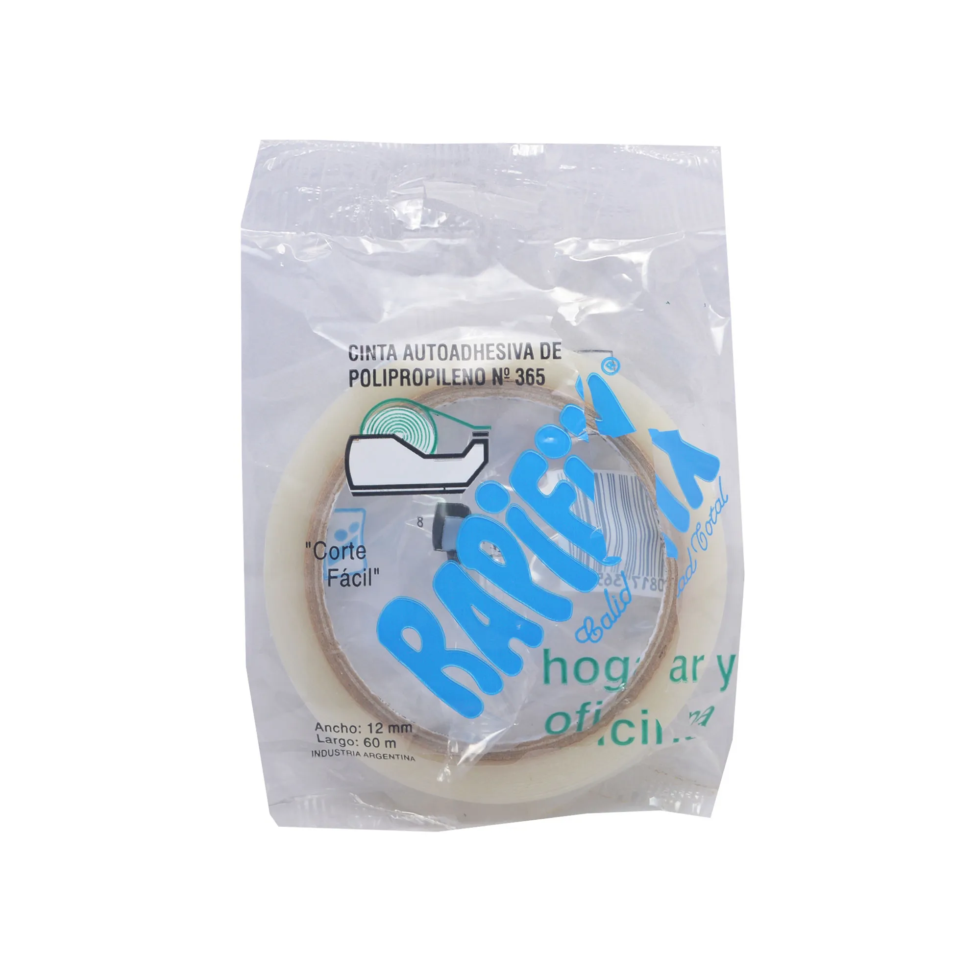 Cinta Adhesiva Rapifix 12x60 M Transparente Caja X 12unid