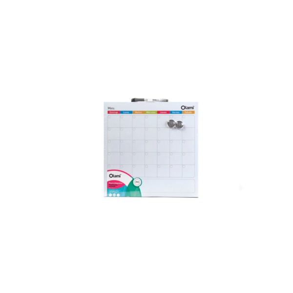 Pizarra Planner Olami De 35 x 35 cm X Caja 8 unid