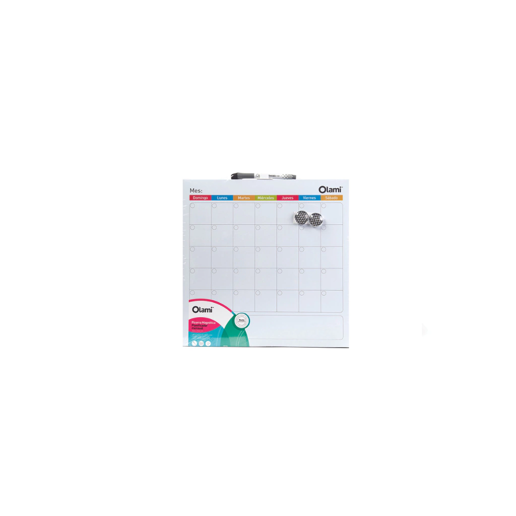 Pizarra Planner Olami De 35 x 35 cm X Caja 8 unid