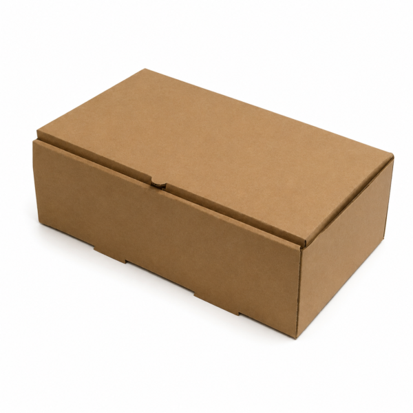 Caja Delivery Marrón Hamburguesa Medoro (25x13,5x7,5) Cm X 50 Unidades