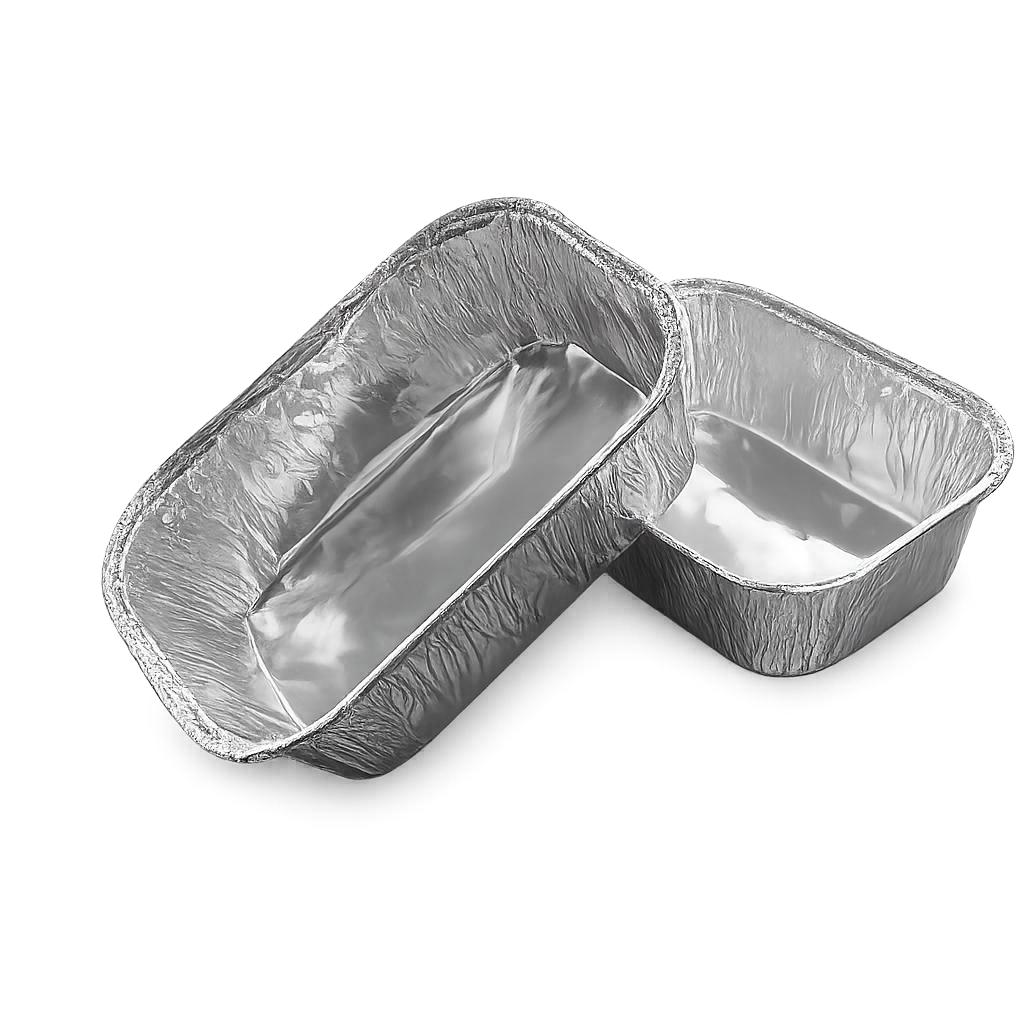 Bandeja Aluminio Descartable Ral 2 Fuente 15cm × 11cm × 4,5cm X 800unid