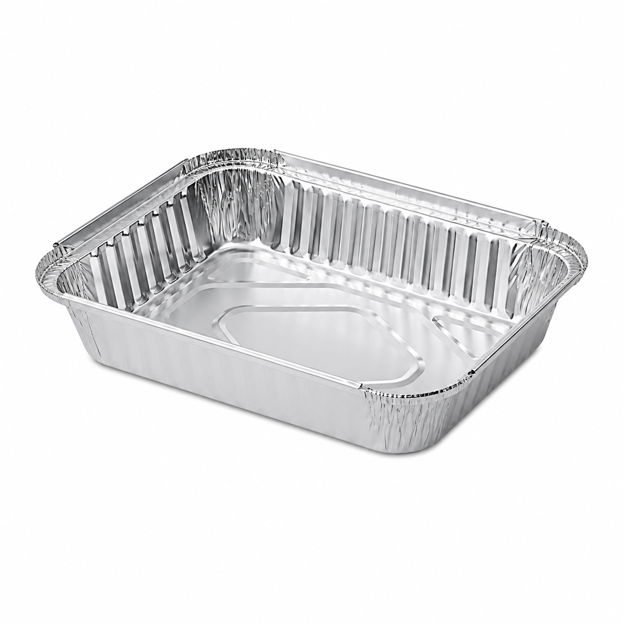 Bandeja Aluminio Descartable Ral 2 Fuente 15cm × 11cm × 4,5cm X 800unid - Imagen 2