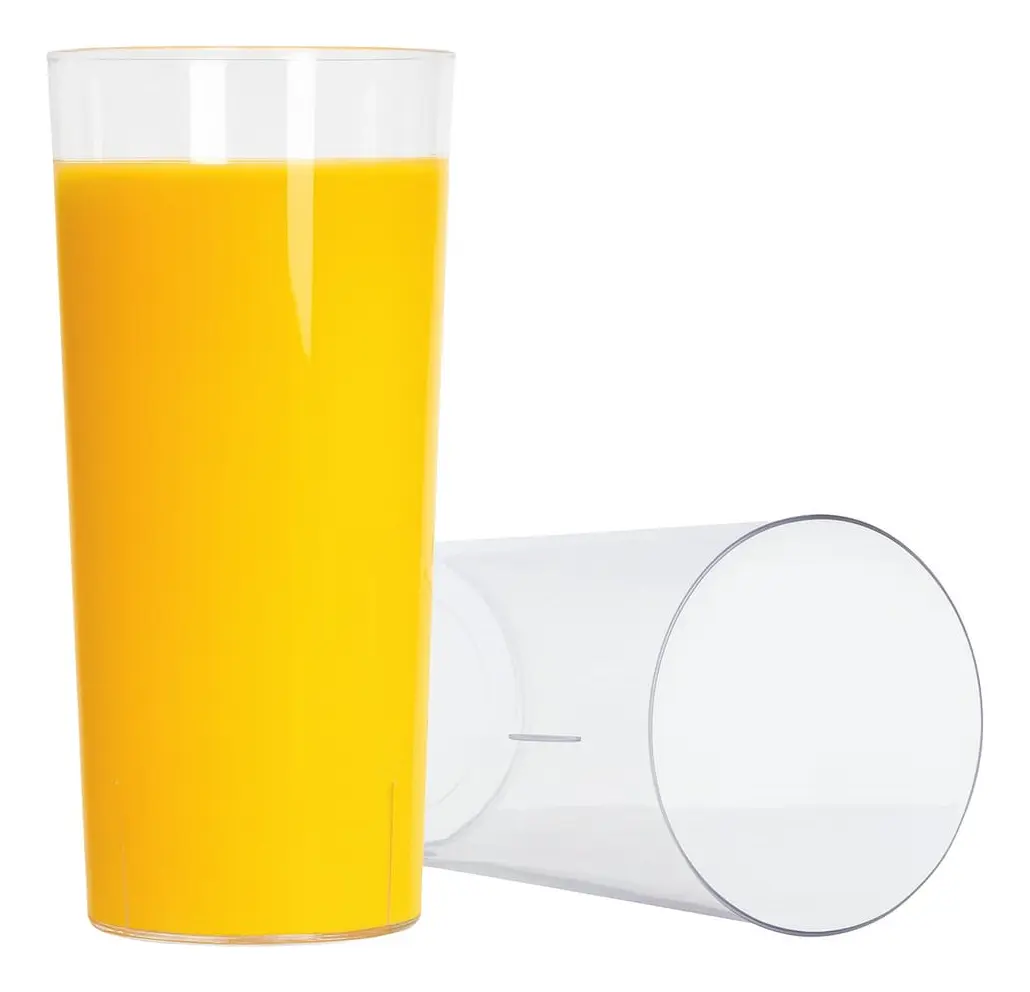 Vaso Trago Largo Cristal Plástico 280ml Reforzado X 250 Unid - Imagen 3