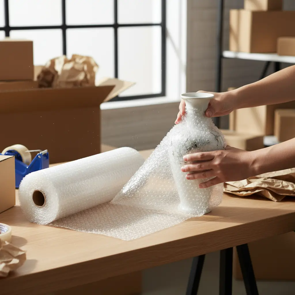 Rollo De Plastico Con Burbuja 30 Cm X 5 Mts Pluribol x1unid - Imagen 2