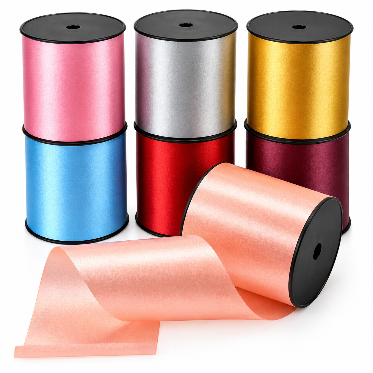Cinta De Regalo Ballou Novia Rollo 100mmx40metros Pack X 5 Rollos