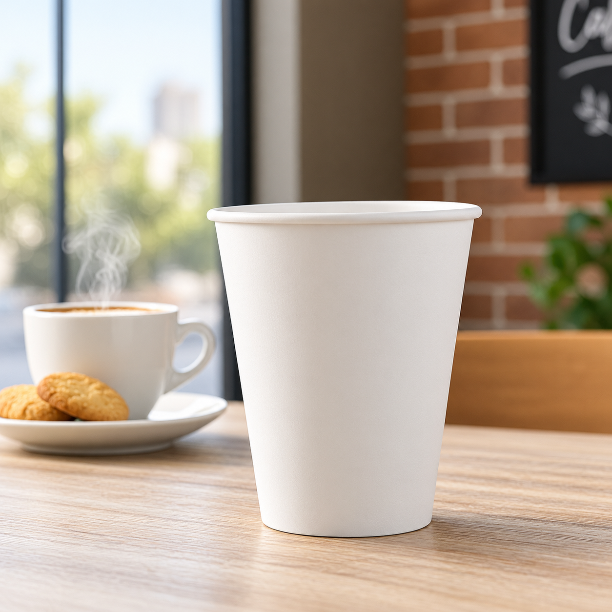 Vaso De Polipapel Blanco Descartable 240cc 8oz x 1000 Unid - Imagen 2