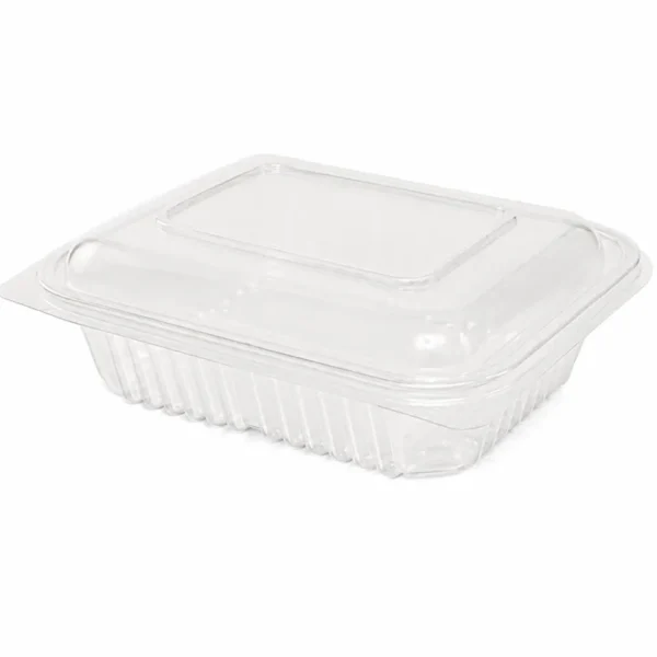 Bandeja Plastica 102 Descartable Microondas Tapa Bisagra X unidades