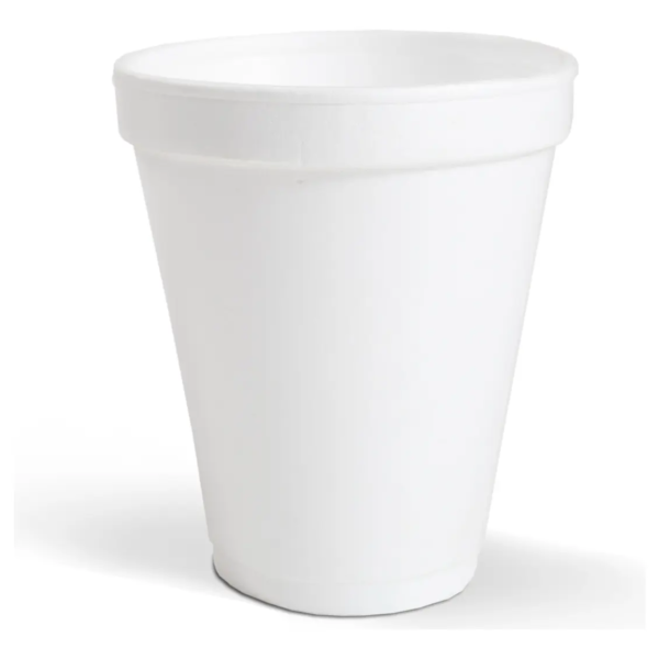 Vasos Descartables Térmico 180cc Telgopor Blanco Café Bulto X1000 unid