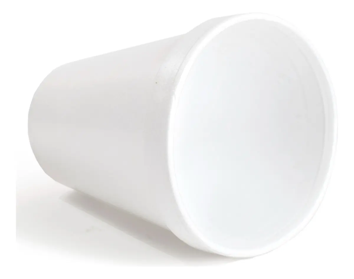 Vasos Descartables Térmico 240cc Telgopor Blanco Café Bulto X1000 unid - Imagen 3