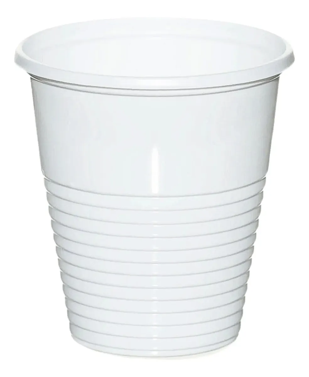 Vaso Plástico Descartable American Blanco 220cc X Bulto 3000 Unid - Imagen 2