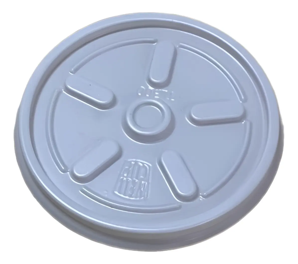 Tapa Vaso Termico Descartable 180 Cc Telgopor Bebidas Calientes y Frías Blancas x 1000unid