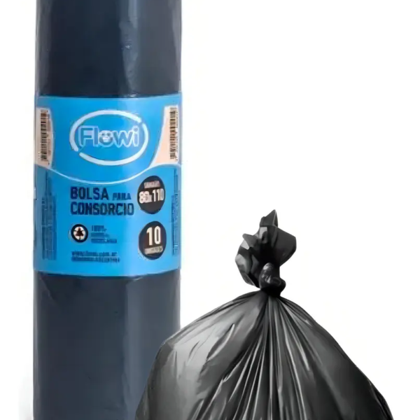 Bolsas Consorcio 80x100 cm Flowi Rollos de 10unid C/U X 10 rollos