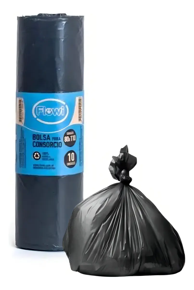 Bolsas Consorcio 80x100 cm Flowi Rollos de 10unid C/U X 10 rollos