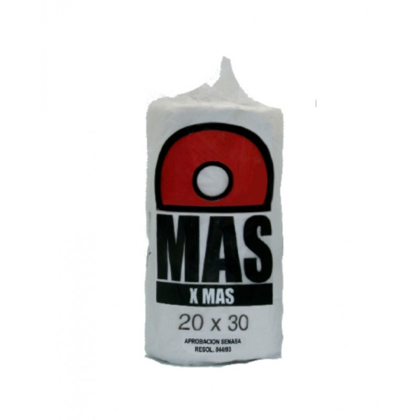Rollo Bolsa Arranque Rendidor 20x30 cm Alta Densidad x 12 Rollos