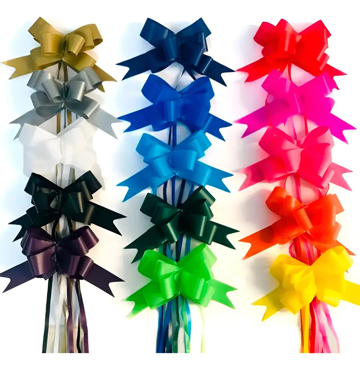Moños Mágicos Ballou Mini Colores Para Regalo X50Unid