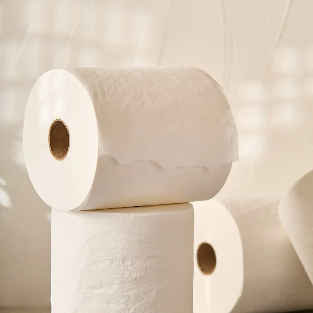 Toallas Papel (19.5cmX200mts) Elegante Blanca Premium X 4 U - Imagen 2