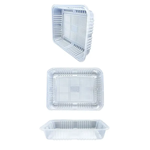 Bandeja Plastica 107 Descartable Microondas X 400 Unid