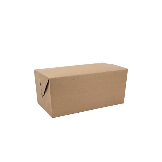 Caja Delivery Marrón Hamburguesa Medoro (20x11x11) Cm X 50 Unidades