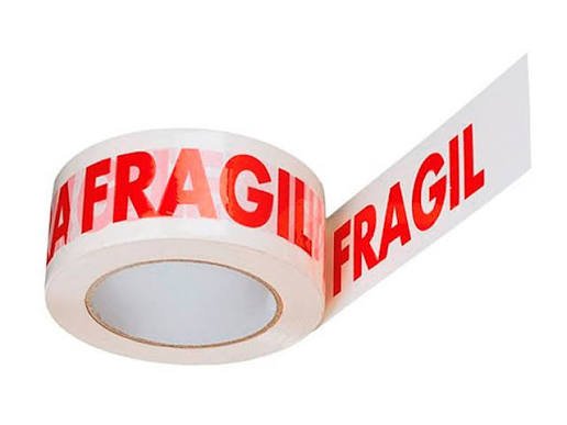 Cinta Adhesiva De Embalar Fragil 48x100 Bulto X36 Unid