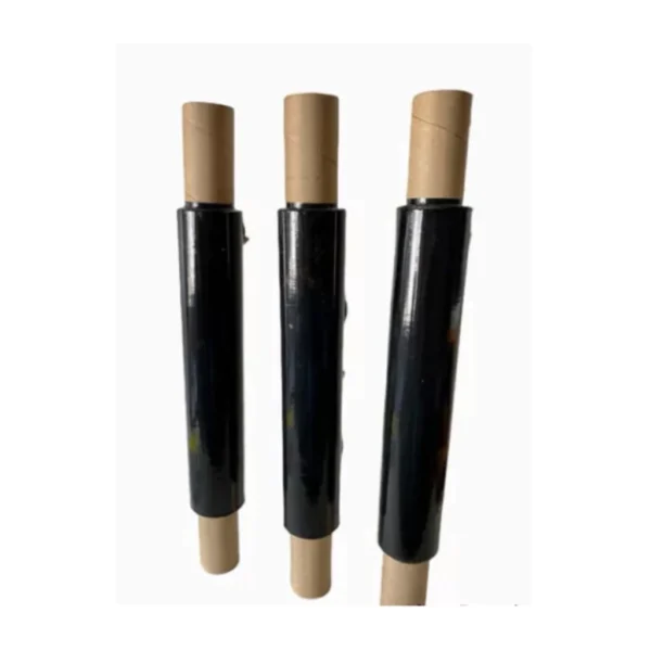 Film Stretch X Bulto 6u Virgen Negro 50cm Con Mango 2,5kg