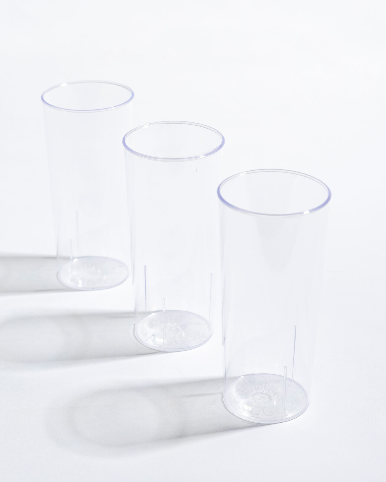 Vaso Trago Largo Cristal Plástico 280ml Reforzado X 250 Unid - Imagen 4