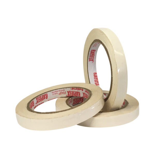 Cinta De Papel Doble Faz Enmascarar Rapifix 12 Mm X 30m X 72 Rollos