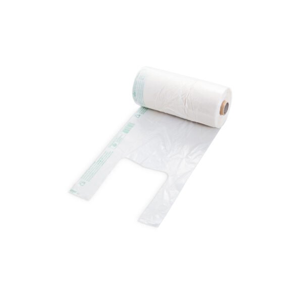 Rollos Bolsas Camiseta Alta Densidad Antartida 40X50 Standard Bulto 6 rollos